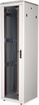 Obrázok produktu pre ROLINE 26.21.0062, Voľne stojací rack, 42U, 600 kg, Koľajnice racku, Nastaviteľné nohy, 73,7 kg