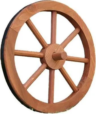 Obrázok produktu pre Ghana Garth drevené koleso - štýlová rustikálna dekorácia 35 cm