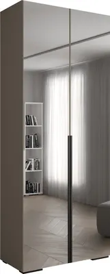 Produktbild von MEBLE KRYSPOL Inova 1 Schrank Spiegel - 236,7x100x47cm - Kaschmir Kaschmir Schwarz