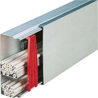 Image de 2 Meter Wiring channel Sendzimir galvanized - Wires 60x100mm LFS 601000 verz