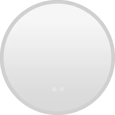 Obrázok produktu pre Okrúhle LED kúpeľňové zrkadlo, 3 farby svetla, proti zahmlievaniu, Ø60 cm