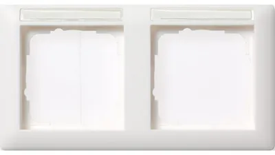 Obrázek produktu pro GIRA Standard 55, Bílá, Termoplastik, Bezšroubový, 80,7 mm, 151,8 mm, 1,14 cm