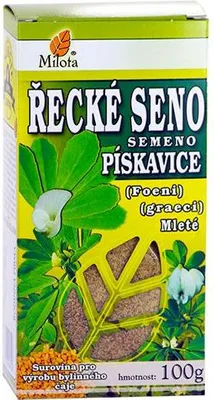 Obrázek produktu pro Řecké seno (Pískavice) semeno mleté 100g
