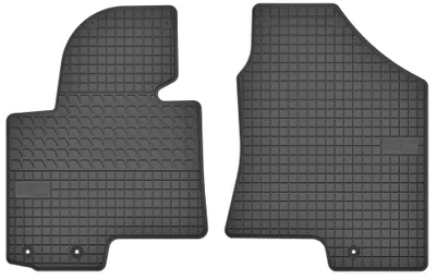 Productafbeelding van Rubberen voormatten voor Hyundai / Kia ix35 / Sportage III 2009-2015 / 2010-2015 (SUV) – 2-delig, zwart, op maat