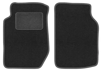 Immagine prodotto di Tappetini anteriori in moquette per Kia Sportage I 1995-2004 (SUV) – 2 pezzi, grigio grafite, su misura – Wielganizator LUX
