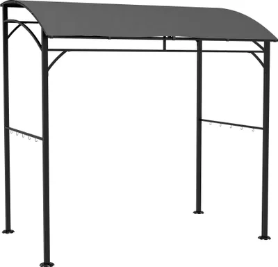 Produktbild von Outsunny Grillpavillon 215 x 150 x 220 cm Wasserabweisend Gartenpavillon Haken
