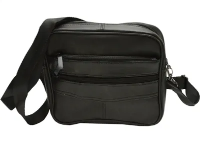 Produktbild von Kleine Umhängetasche Schultertasche Überschlagtasche Arbeitstasche Echt Leder