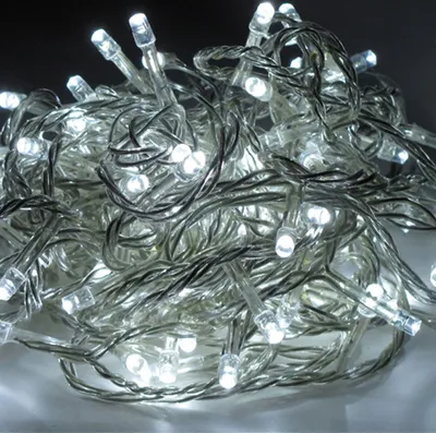 Produktbild von LEX 48er LED Lichterkette, kaltweiss Kabel transparent LK001I