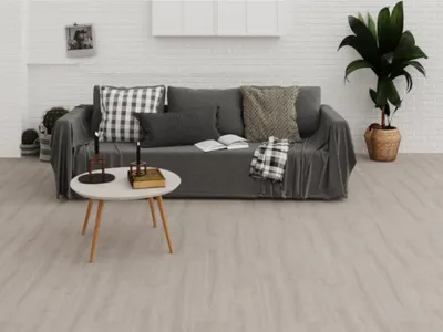 Produktbild von Timefloor | 2,922 m² | Schneeweiß 7mm Vinylboden Klickvinyl Landhausdiele Eiche Optik, Nutzungsklasse 23 33, Trittschalldämmung, Feuchtraumgeeignet, Fussbodenheizungskompatibel, Strukturierte Oberfläche