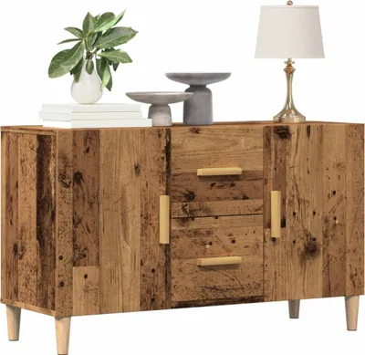 Produktbild von vidaXL Sideboard Altholz-Optik 100x36x60 cm Holzwerkstoff