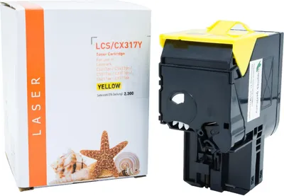 Produktbild von yellow Toner 3.4-71B20Y0 kompatibel mit Lexmark 71B20Y0 [ 71B20Y0 ]  Seiten: 2.300