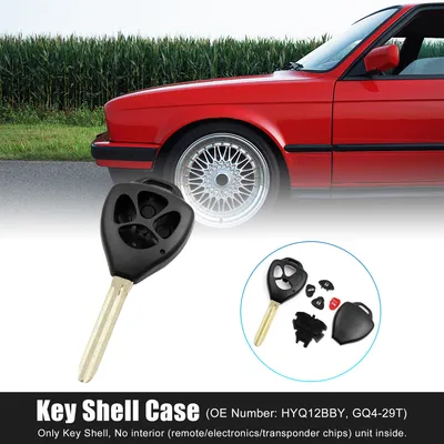 Image de Coque de clé pour Toyota Rav4 4Runner Yaris HYQ12BBY Plip Télécommande 4 Boutons avec Lame Boîte Rechange