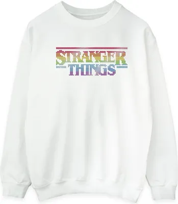 Produktbild von Netflix - "Stranger Things" Sweatshirt für Herren BI45004 (4XL) (Weiß)