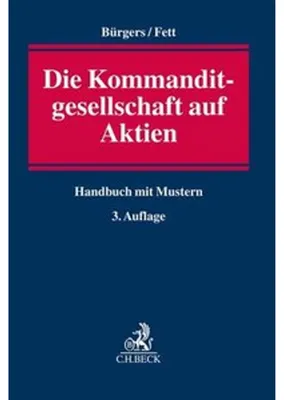 Obrázek produktu pro Die Kommanditgesellschaft auf Aktien