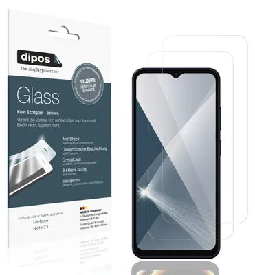Image de 2x Protection ecrán pour Ulefone Note 23 Verre souple Film Protecteur 9H dipos