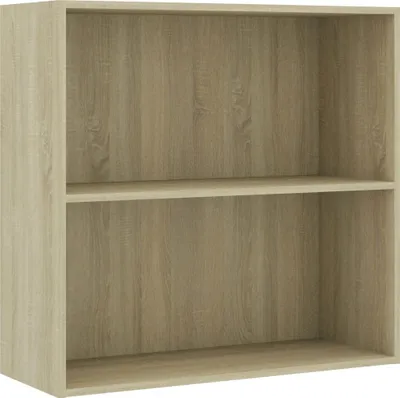 Obrázek produktu pro vidaXL Knihovna Sonoma dub 80x30x76,5 cm Materiál na bázi dřeva