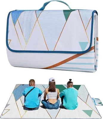 Produktbild von Famanu Picknickdecke Wasserfest 150 x 200 cm - Faltbare Decke für Outdoor-Aktivitäten