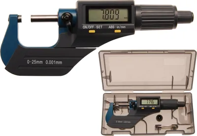 Produktbild von BGS 8427 Digital-Bügelmessschraube, 0 - 25 mm