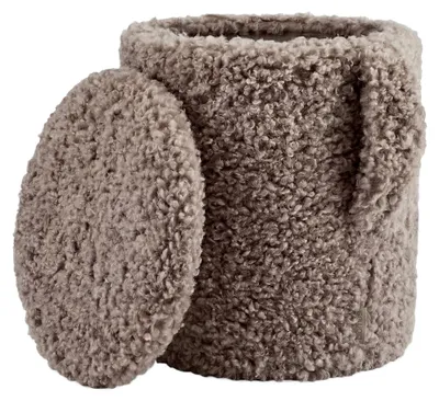 Produktbild von blomus GmbH TEDDY Hocker mit Stauraum espresso 40cm, KI-generiertes Bild