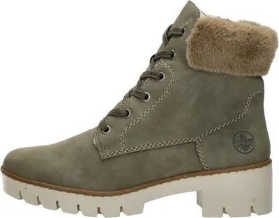 Image de Rieker Veterschoenen Hoog  Veterschoenen Hoog - Groen - Maat 38