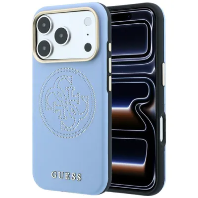 Immagine prodotto di Custodia Guess forata per iPhone 18 Pro Max / 17 Pro Max, colore azzurro