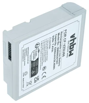Produktbild von vhbw Akku Ersatz für Panasonic CF-VZSU66U für Notebook (5200 mAh, 7,4 V, Li-Ion)
