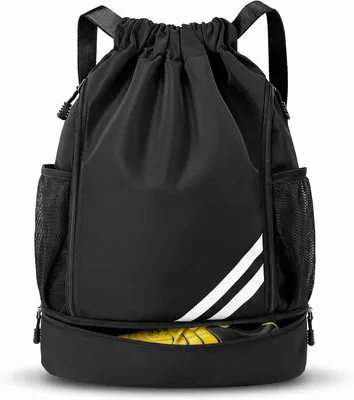Productafbeelding van Gymtas, waterdicht, met trekkoord en schoenenvak, voor sport, 30 L
