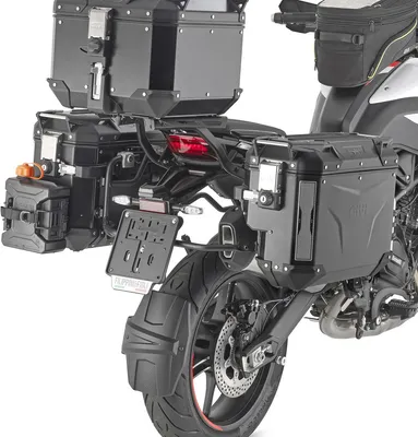 Imagen del producto de Soportes para maletas laterales GIVI Trekker Outback Evo, sistema Monokey, para montaje lateral
