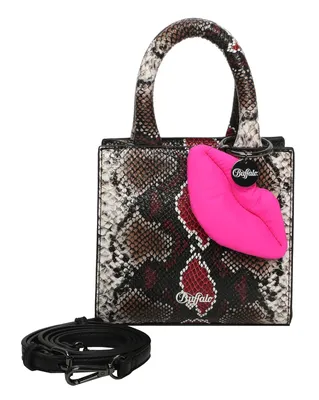 Produktbild von BUFFALO Handtasche Umhängetasche Fancy Snake Boxy28 Crossbody Bag Pink mehrfarbig