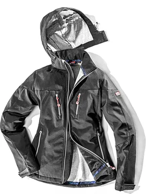 Produktbild von BULLSTAR Damen-Softshelljacke WORXTAR, schwarz