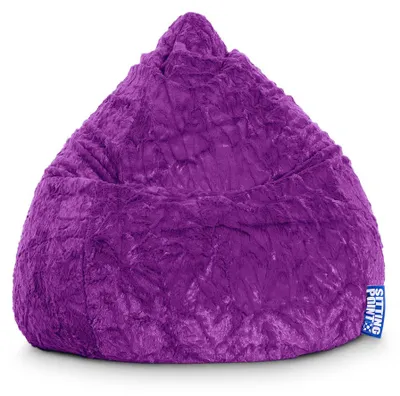 Produktbild von Sitting Point BeanBag Fluffy L 70 x 90 cm,  Aubergine 70x90cm