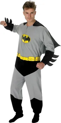 Produktbild von Batman Onesie Jumpsuit für Fledermaus Fans Größe: M