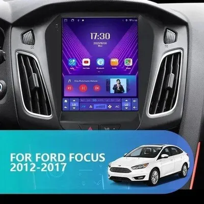 Productafbeelding van Android Autoradio 9.7 Inch - 2Din Multimedia Speler - 12V Voeding - Touchscreen - Voor Ford Focus 3 Mk3