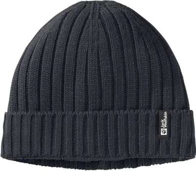 Produktbild von JACK WOLFSKIN RIB KNIT BEANIE 6000 black -