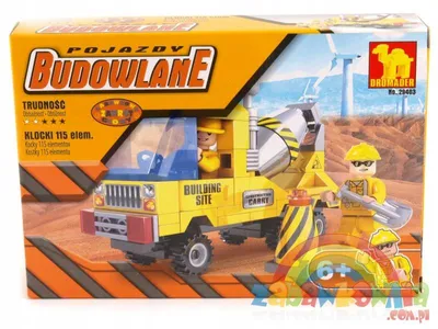 Produktbild von Dromader 29403 Bausteine Baufahrzeuge Betonmischer