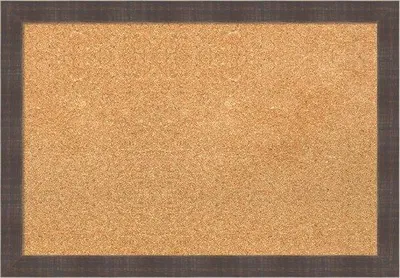 Productafbeelding van Kurklaag met rustieke houten lijst - 66 x 46 cm