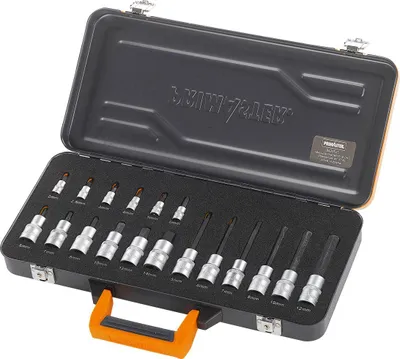 Produktbild von Primaster Mechaniker-Bit-Steckschlüssel-Set STB18 18-teilig 1/4 & 1/2