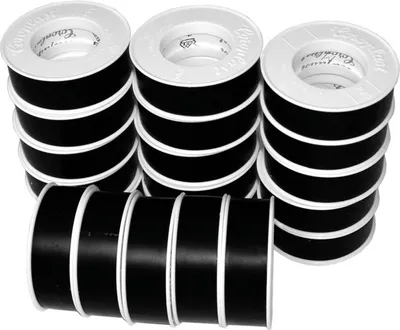 Productafbeelding van Coroplast elektrische isolatietape 301, 0,10 mm x 15 mm x 10 meter, zwart, 1 stuk.