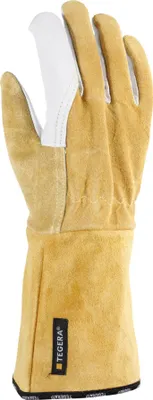 Immagine prodotto di Guanti in pelle TEGERA 118A | 12 paia gialli, Cat.III, 3121X, taglia 11