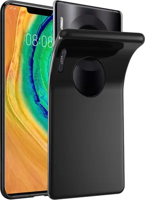 Immagine prodotto di Cadorabo cover per Huawei MATE 30 PRO cover protettiva in nero custodia protettiva in silicone TPU cover case