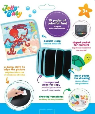 Zdjęcie produktu dla Książeczka kolorowy Ocean - Jollybaby