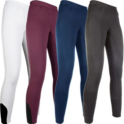 Produktbild von HKM Erwachsene Reitleggings-Yvi-Silikon-Vollbesatz1200 weiß34 Hose, 1200 weiß, 3