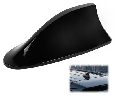 Autoantenne Haifischflosse Schwarz, universell, 1 Stück