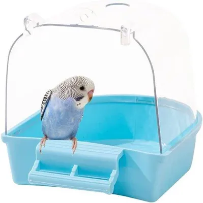 Produktbild von Famanu Badewanne für Vögel - Transparent - Hängend