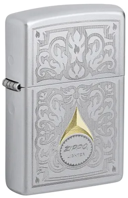 Produktbild von Zippo Ornament 60007733 Benzinfeuerzeug Satin Chrome