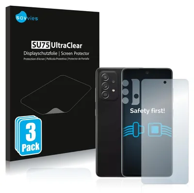 Produktbild von 6x Für Samsung Galaxy A52 5G (Display+Kamera) Schutzfolie Savvies Displayschutz Display Schutz Folie Klar Transparent