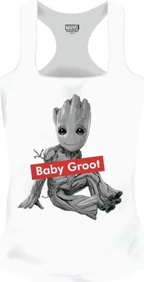 Immagine prodotto di Marvel - Top senza maniche da donna CD1585 (L) (bianco)