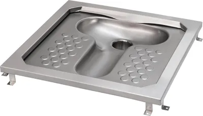 Obrázek produktu pro KWC AR Hock-WC, CAMPUS, nerezová ocel, zapuštěný okraj, 755x200x755 mm