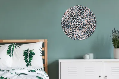 Produktbild von MuchoWow® - Wand Kreis - Wandbild - Schlafzimmer - Aluminium Bild - Kinderzimmer - Wohnzimmer Dekoration - Wandschmuck