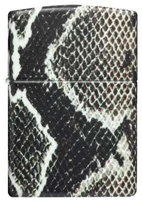 Produktbild von Zippo Feuerzeug in Schlangenhaut-Design, 540 Farben, Schwarz Snake Skin 60006364 Feuerzeug Lighter Benzin Original